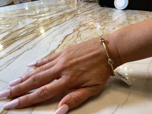Julie Vos Milano bangle cubic zirconia