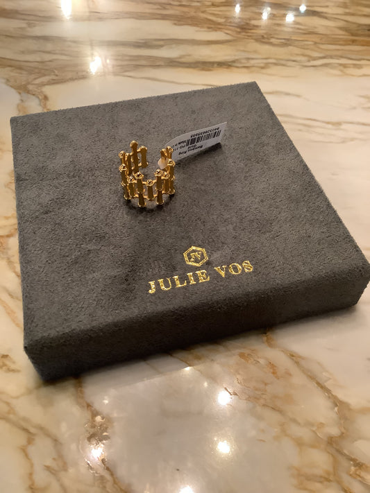 Julie Vos bamboo gold ring
